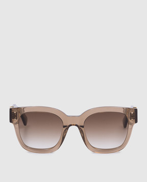 AMIRI Brown MA sunglasses with logo AMACSN1004