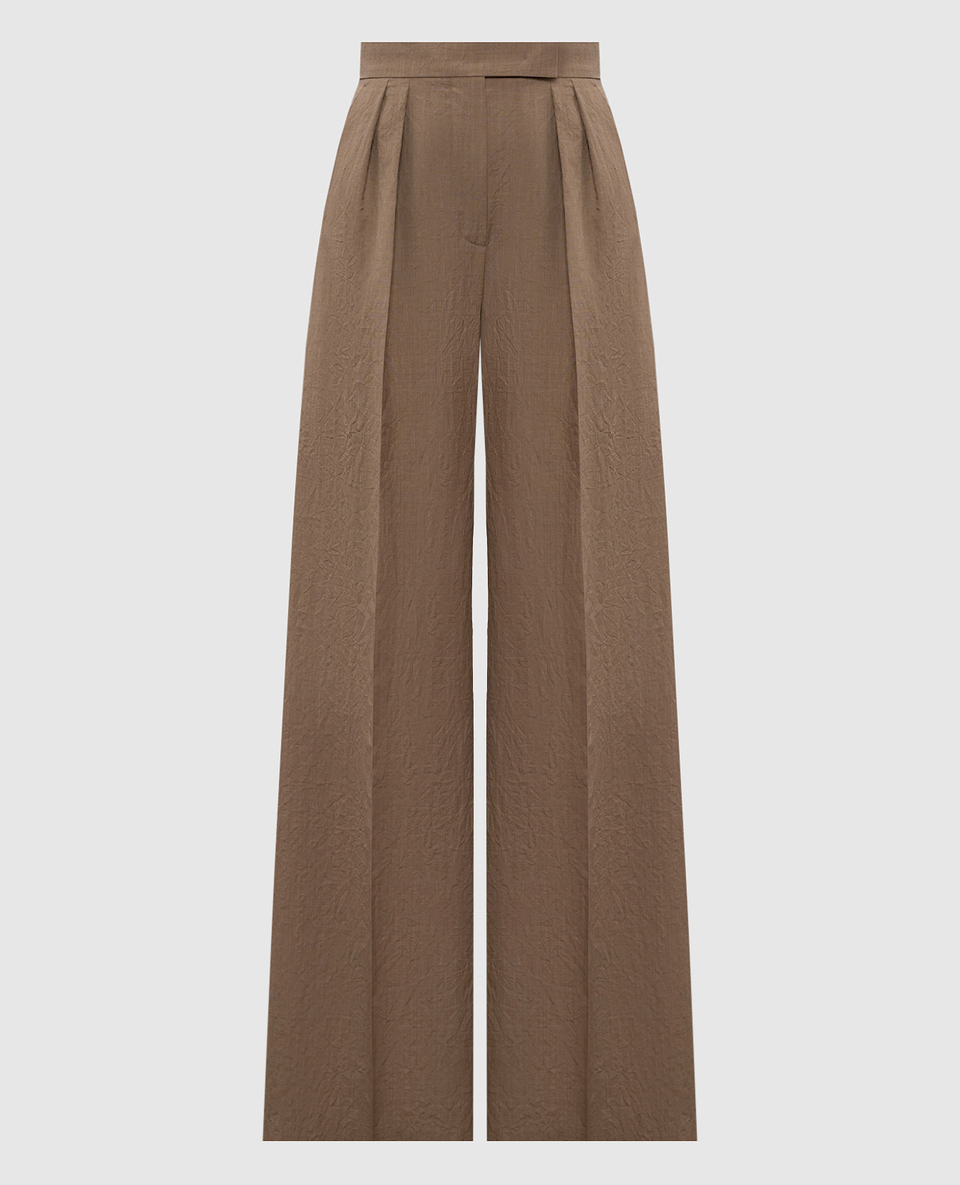Brown TERUEL wool palazzos Max Mara