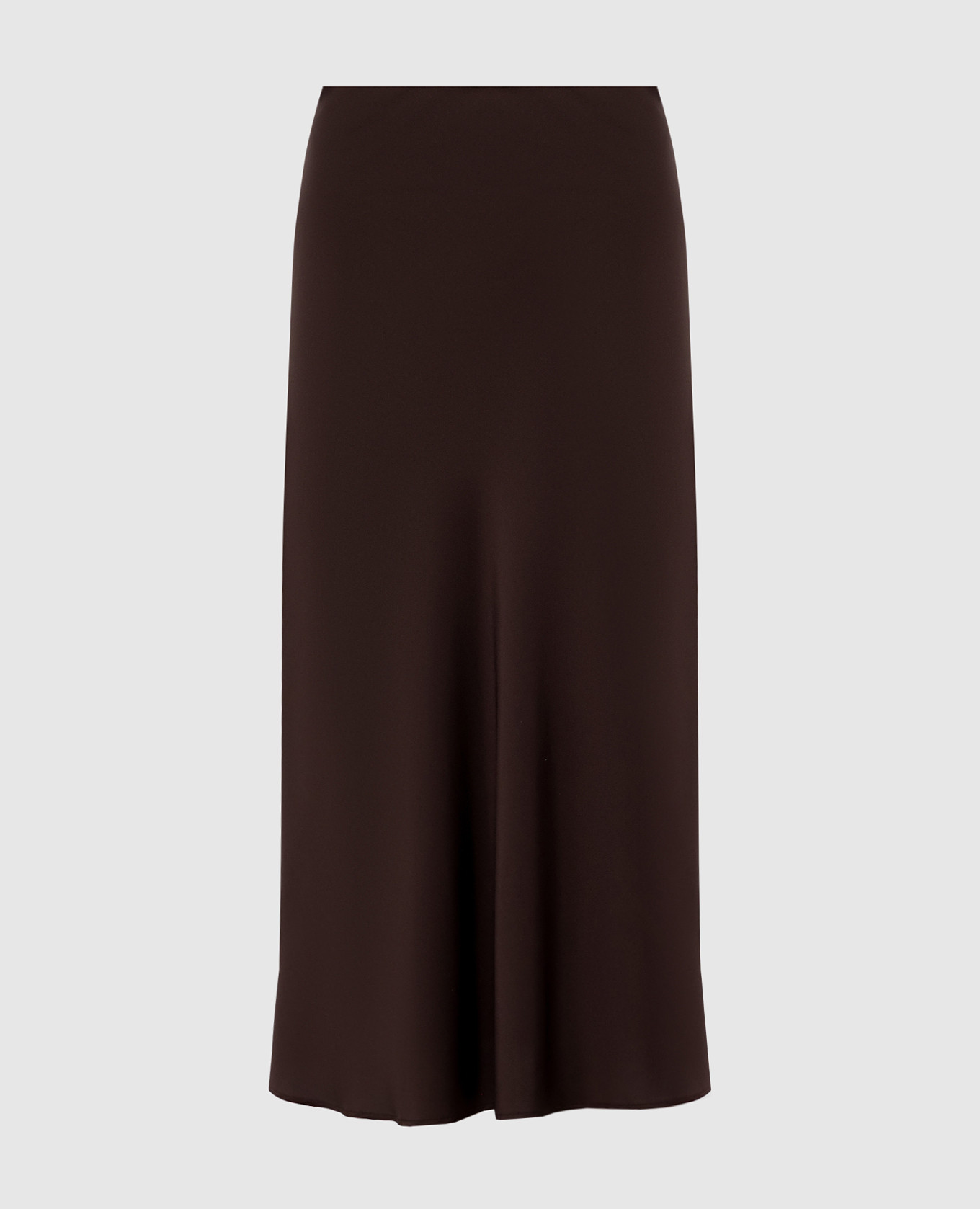 

Brown silk skirt Allude