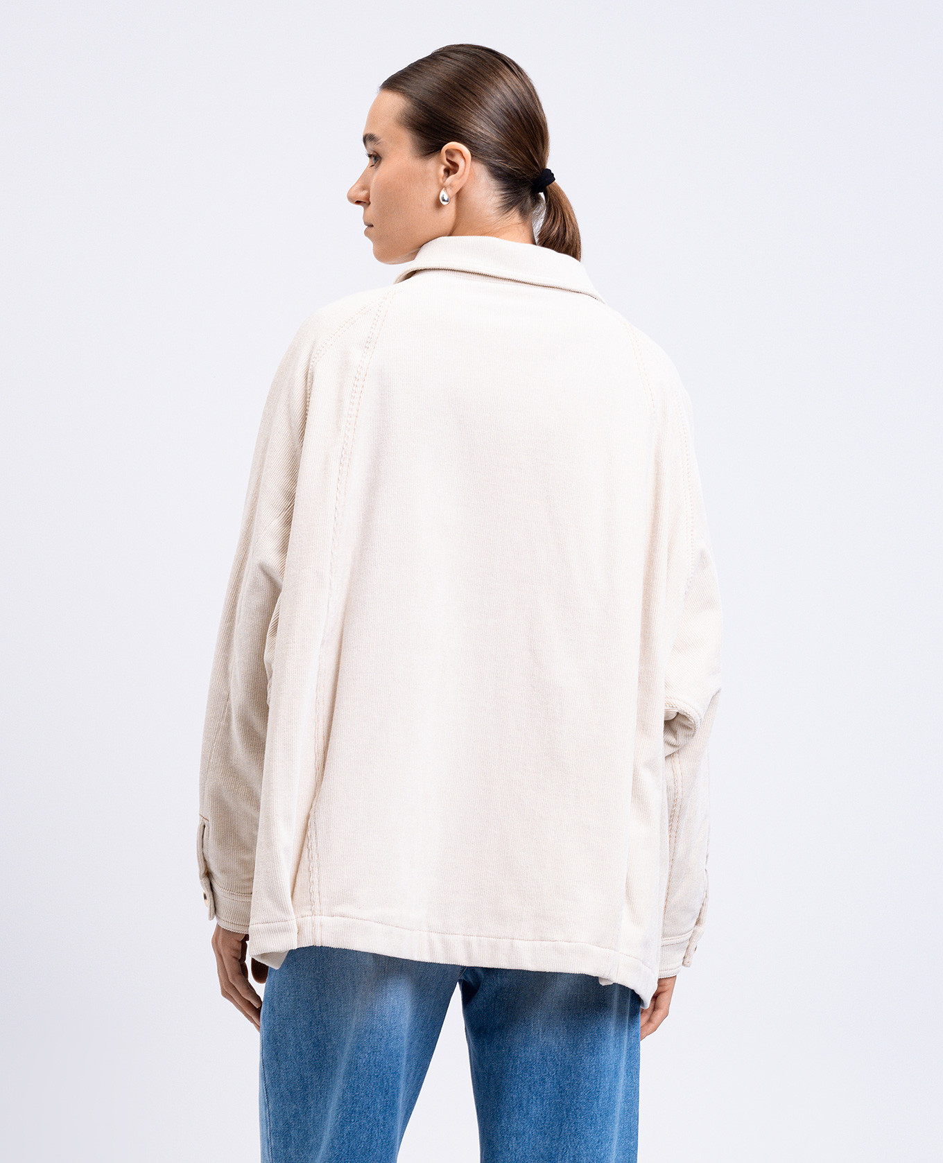

Yame beige corduroy jacket Momoni