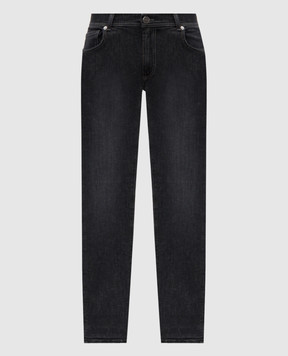 Doriani Cashmere Gray jeans with a worn effect P125ZIPF19T18
