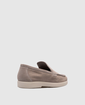 MooRER SAVILLE gray suede loafers SAVILLEP5
