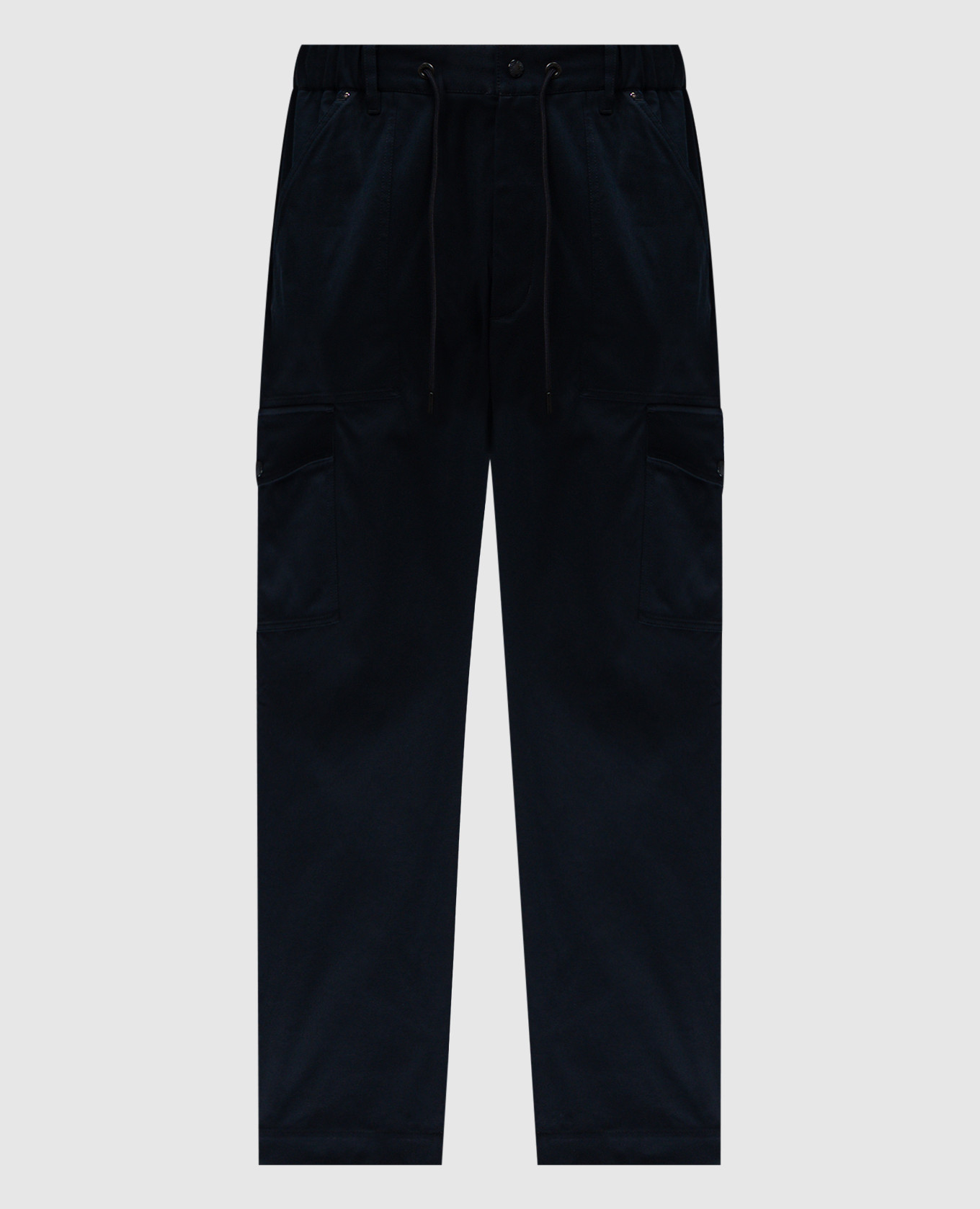 Blue logo cargo pants Moncler