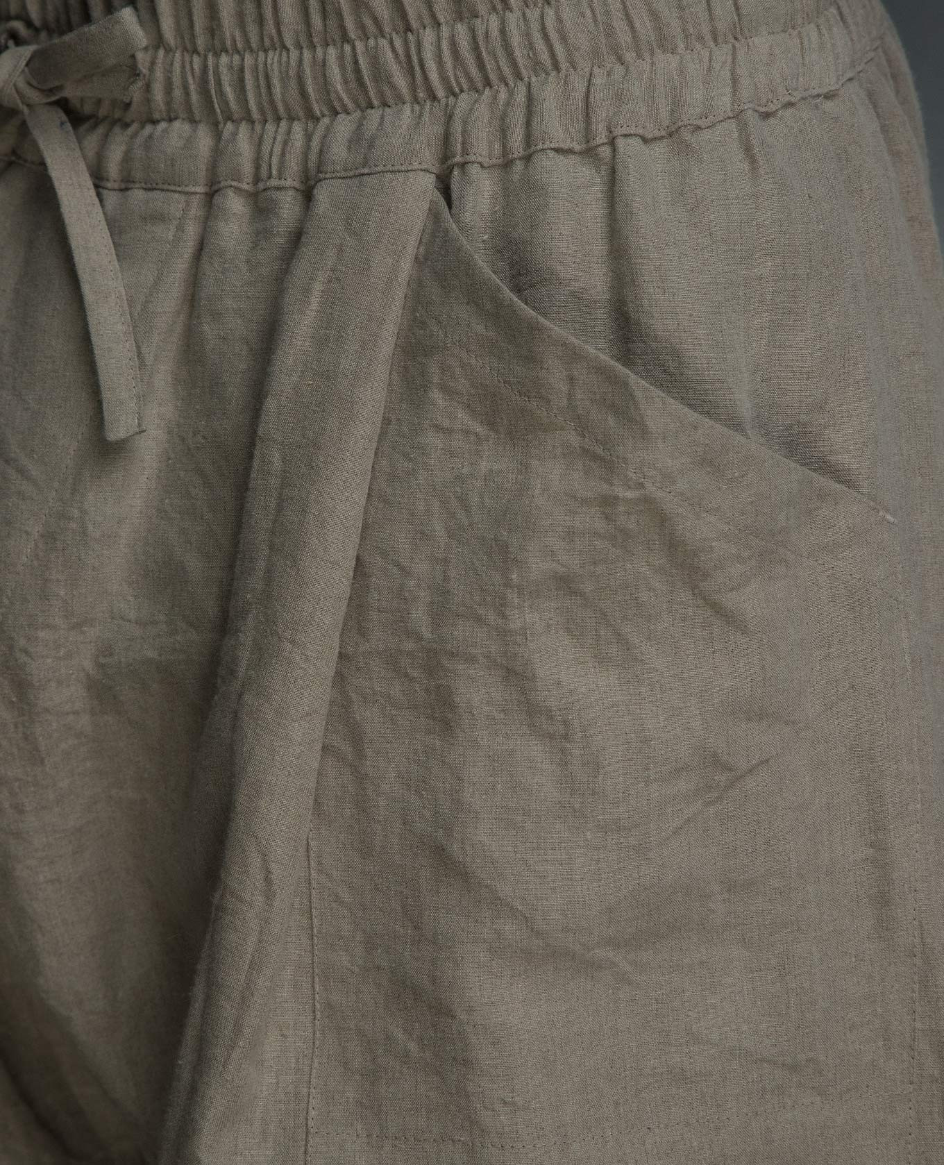 

Gray linen shorts Jan Jan Van Essche, Grey