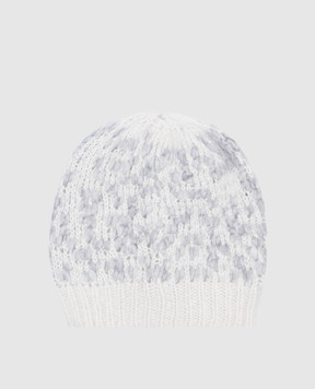 Peserico White cap with wool S36186F03B9196