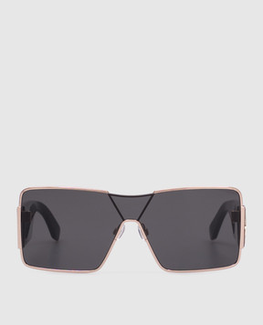 Off-White Black Aspen sunglasses with logo OERI14GS25MET001