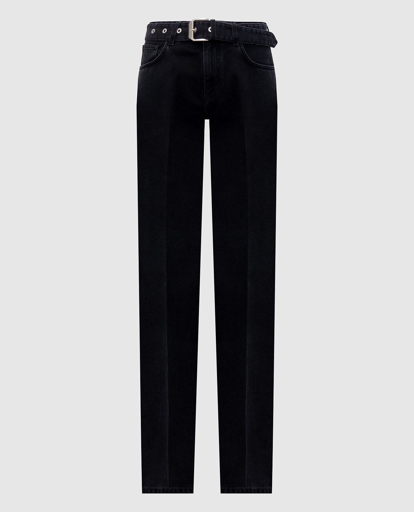 

Black Jin jeans with belt SSHEENA