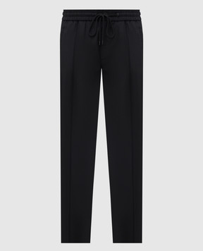 Dolce&Gabbana Black pants with wool GP147TFURK8