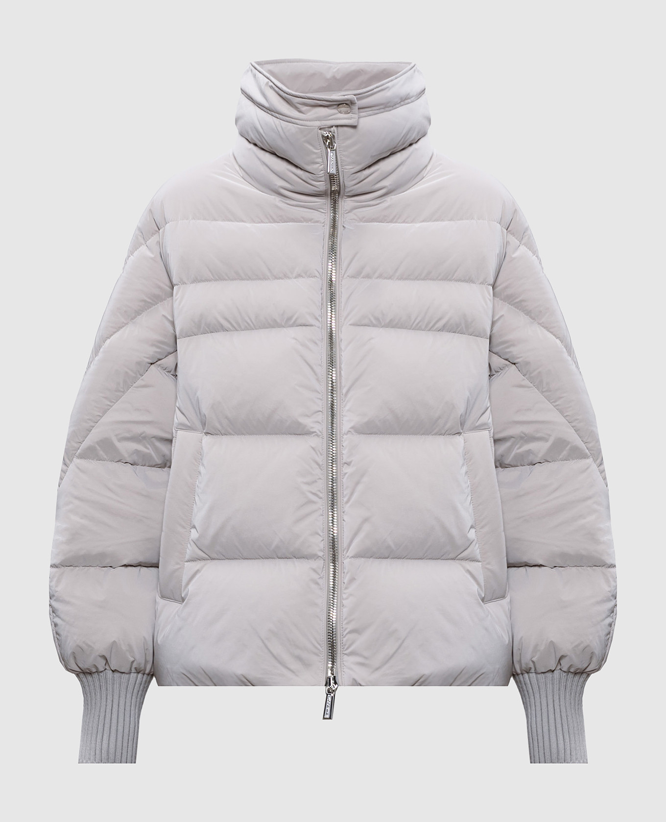 

Gray down jacket with RIPOLI wool MooRER, Grey