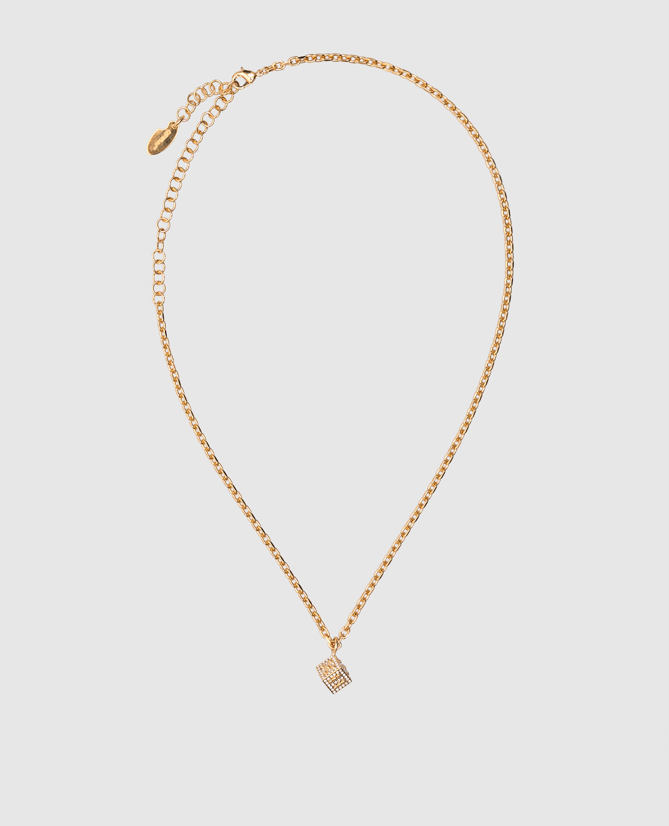 

Mini Dice Gold Chain Off-White, Golden