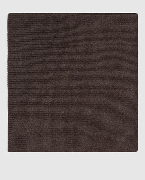 Cashmere&Whiskey Brown cashmere scarf AU1901305341MI