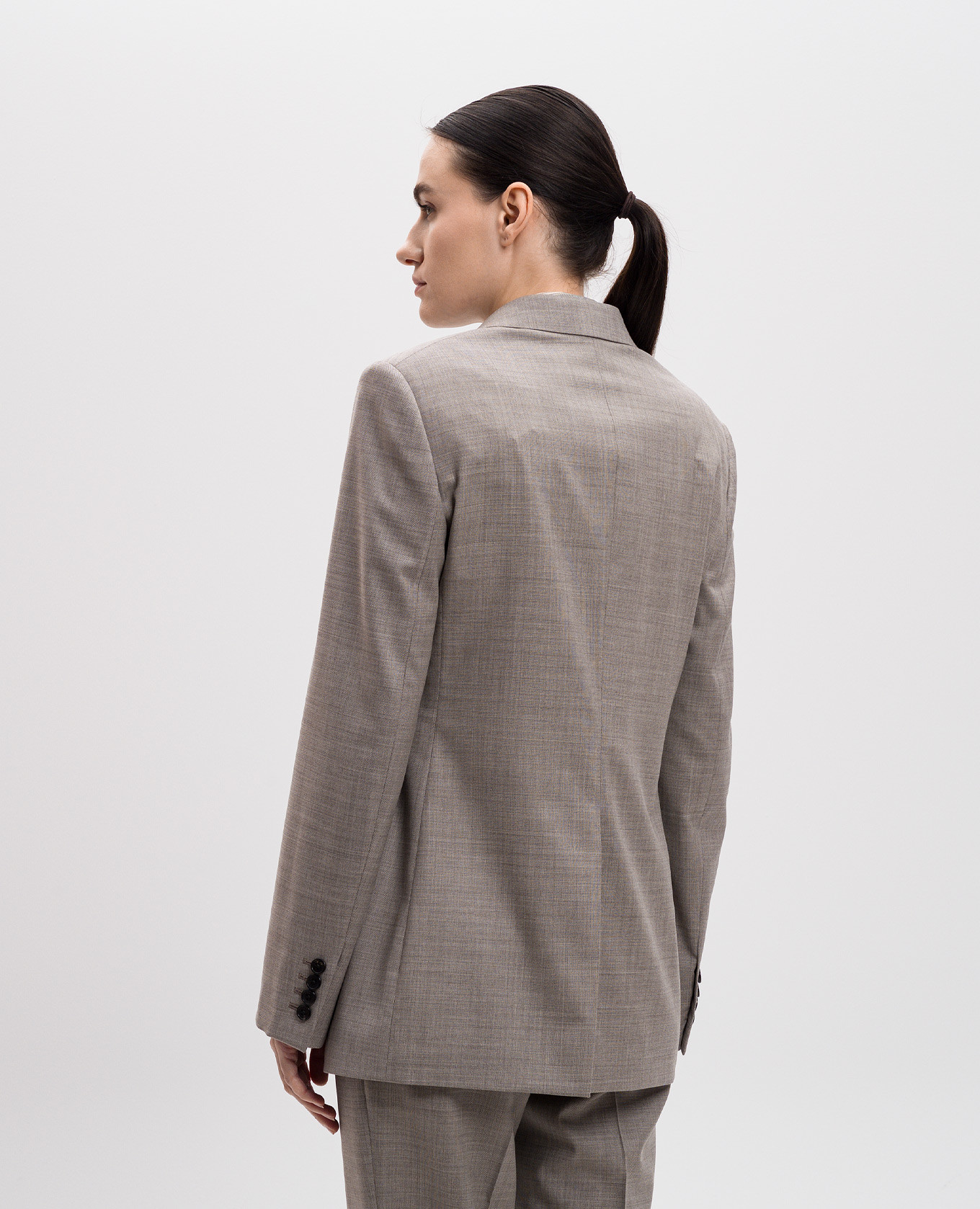 

Selene gray wool jacket The Row, Grey