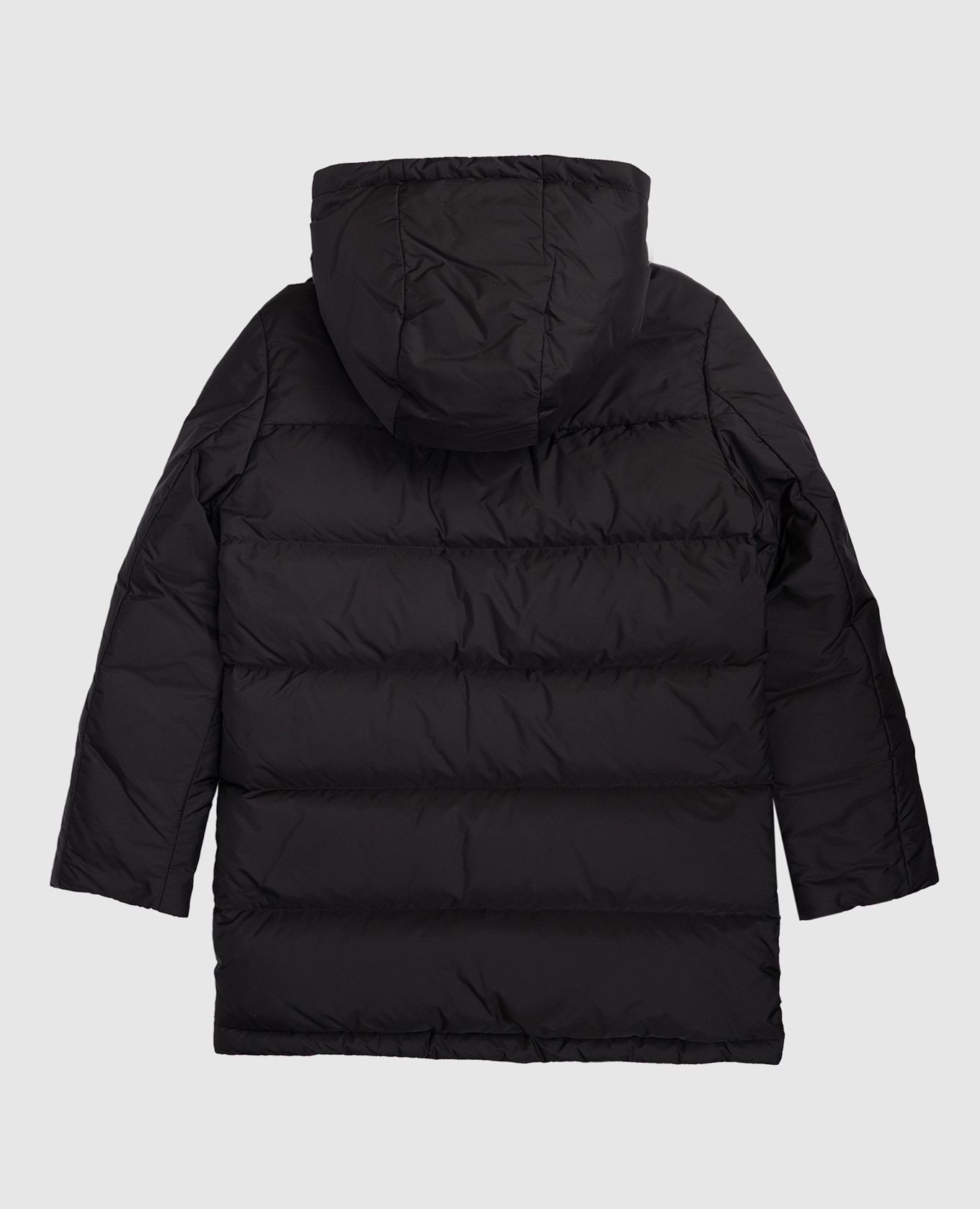 

Black Gesudar down jacket with logo patch Moncler ENFANT