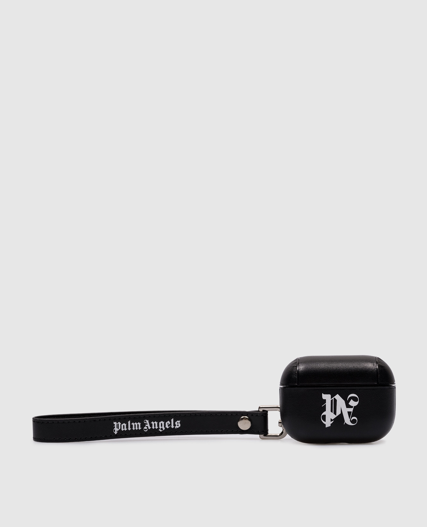 

Black AirPods Pro case with logo Palm Angels