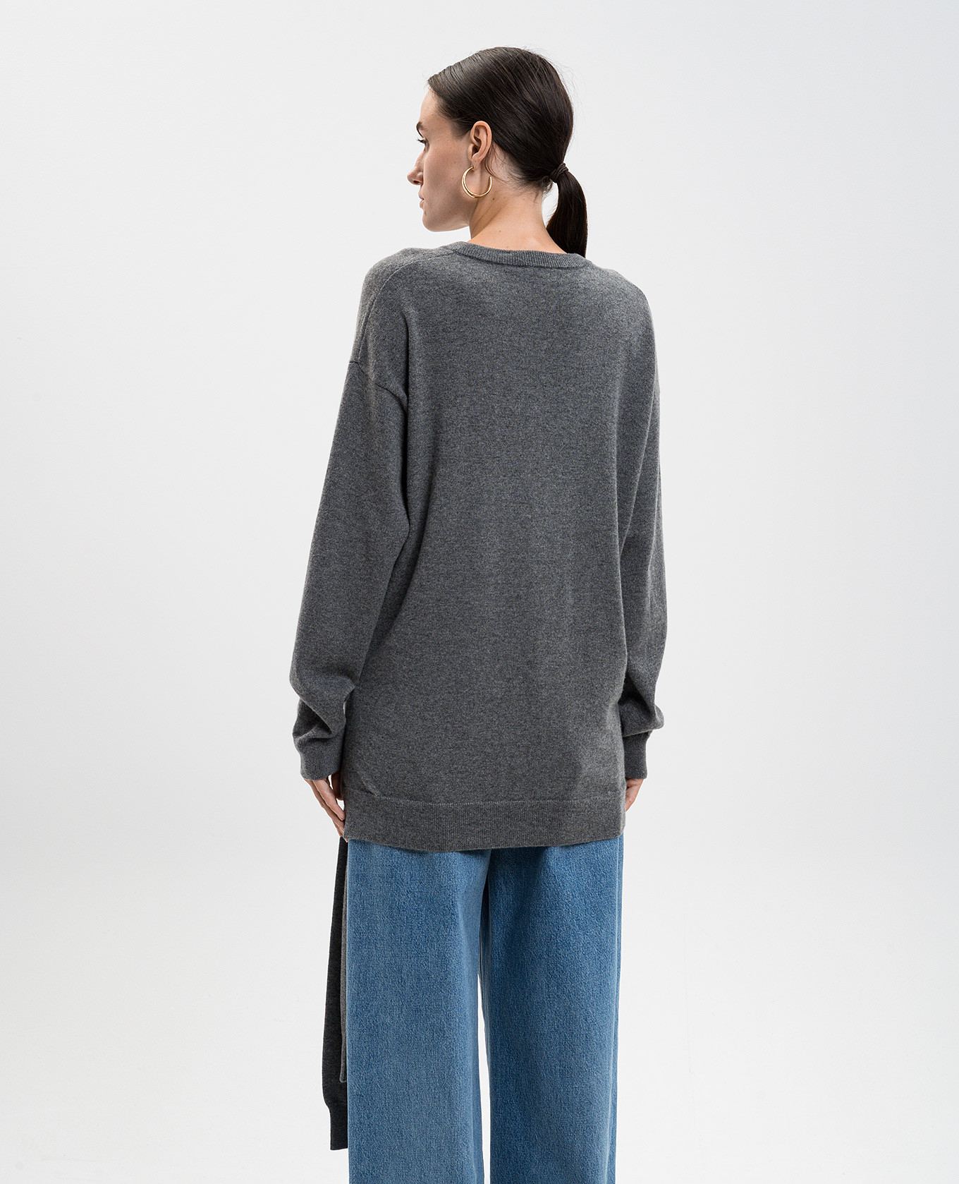 Gray cashmere pullover Dolce&Gabbana 4