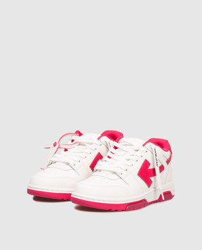 Off-White Out Of Office white leather sneakers W259F5L001