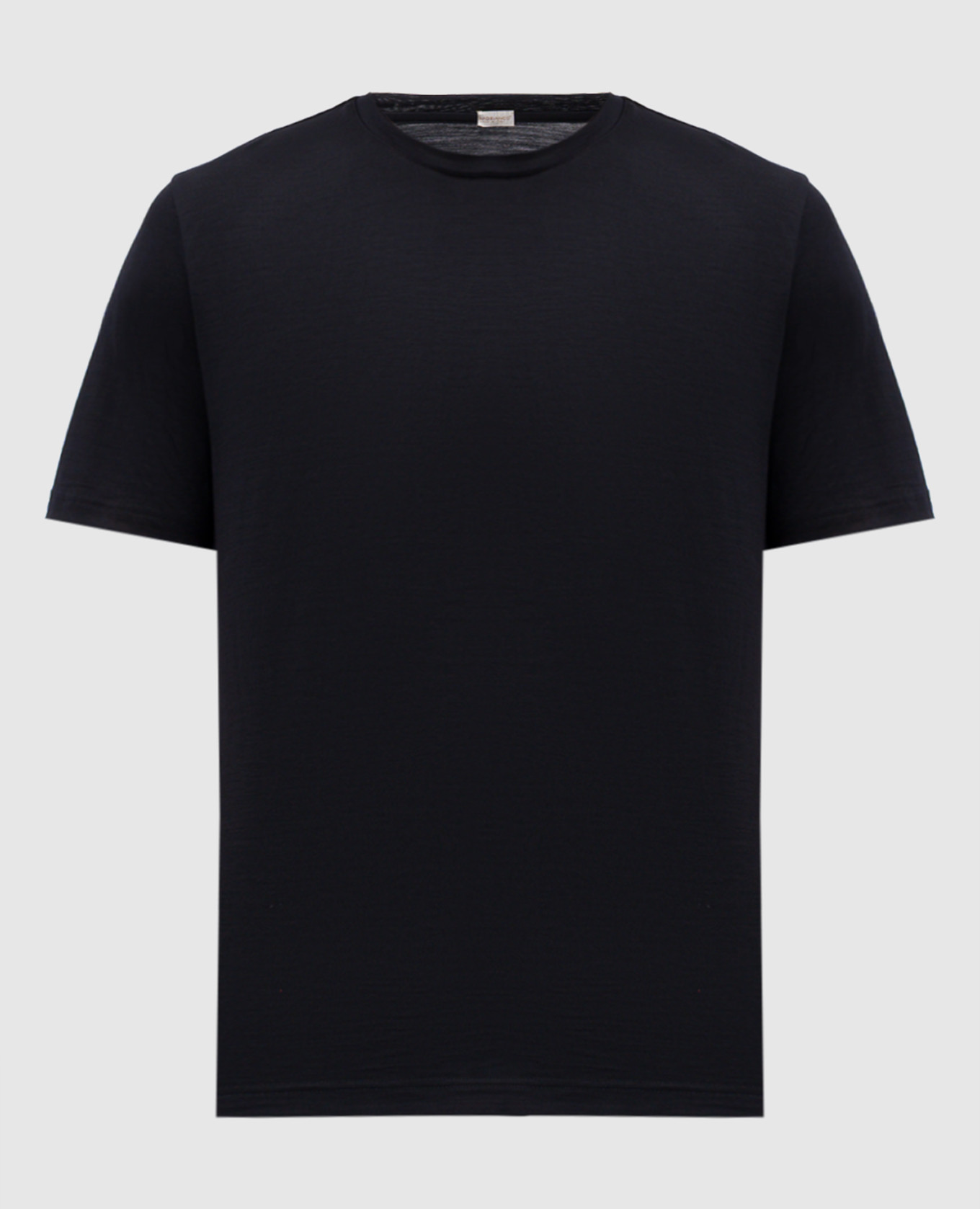 Blue wool T-shirt CAPOBIANCO