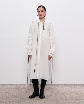 Ann Demeulemeester Gabi white shirt dress B0012781FA026