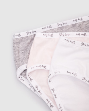 Story Loris Children's panties set with logo 3636726