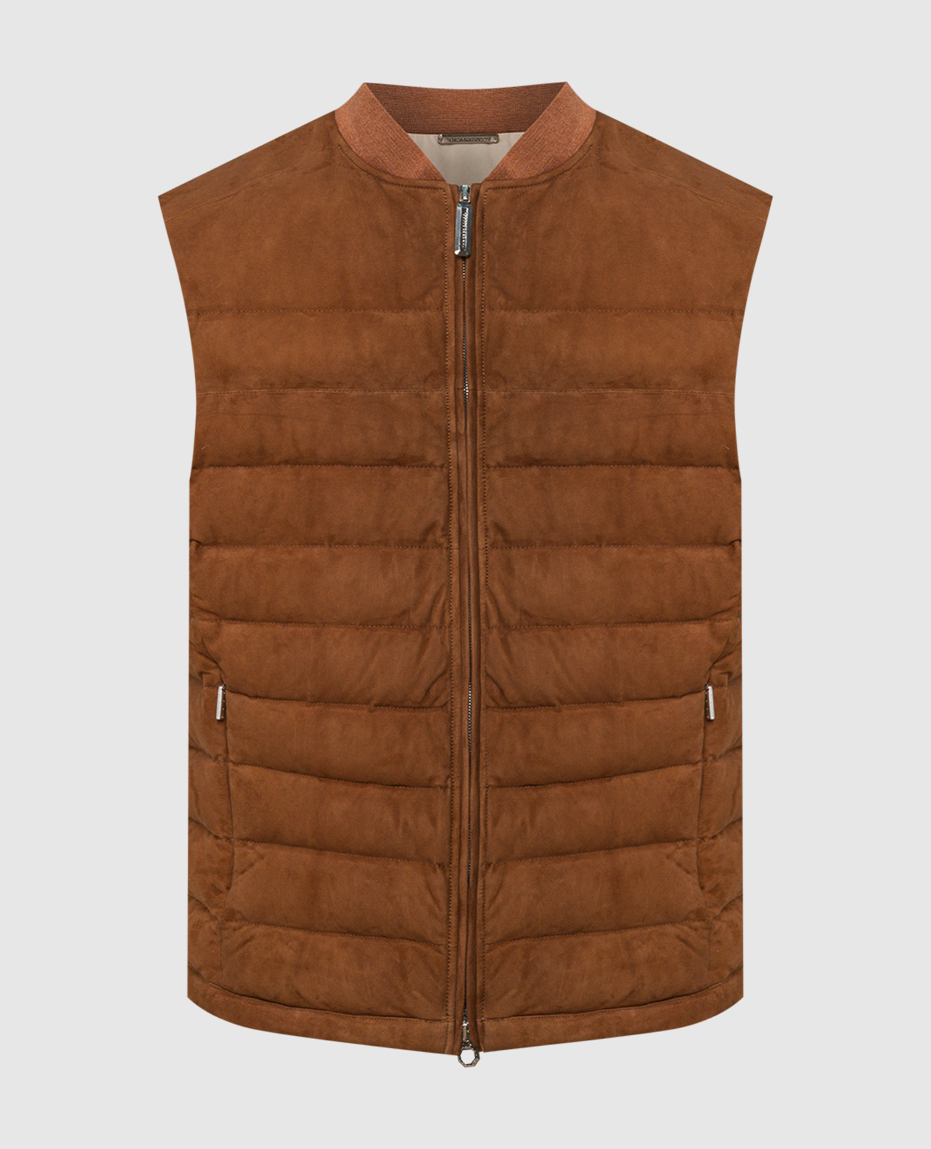

Brown down vest Stefano Ricci
