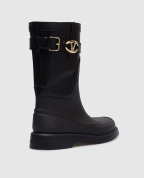 Valentino The Bold Edition logo combo boots in black 5W2S0JU8HEX