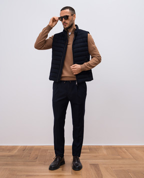 Incotex Blue pants made of wool 1T00781645B