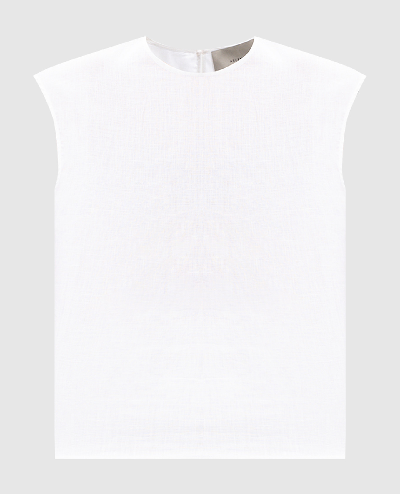 

Dasha white linen top Asceno