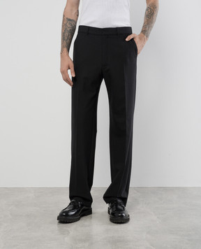 Casablanca Black pants with wool MPF24TR10203