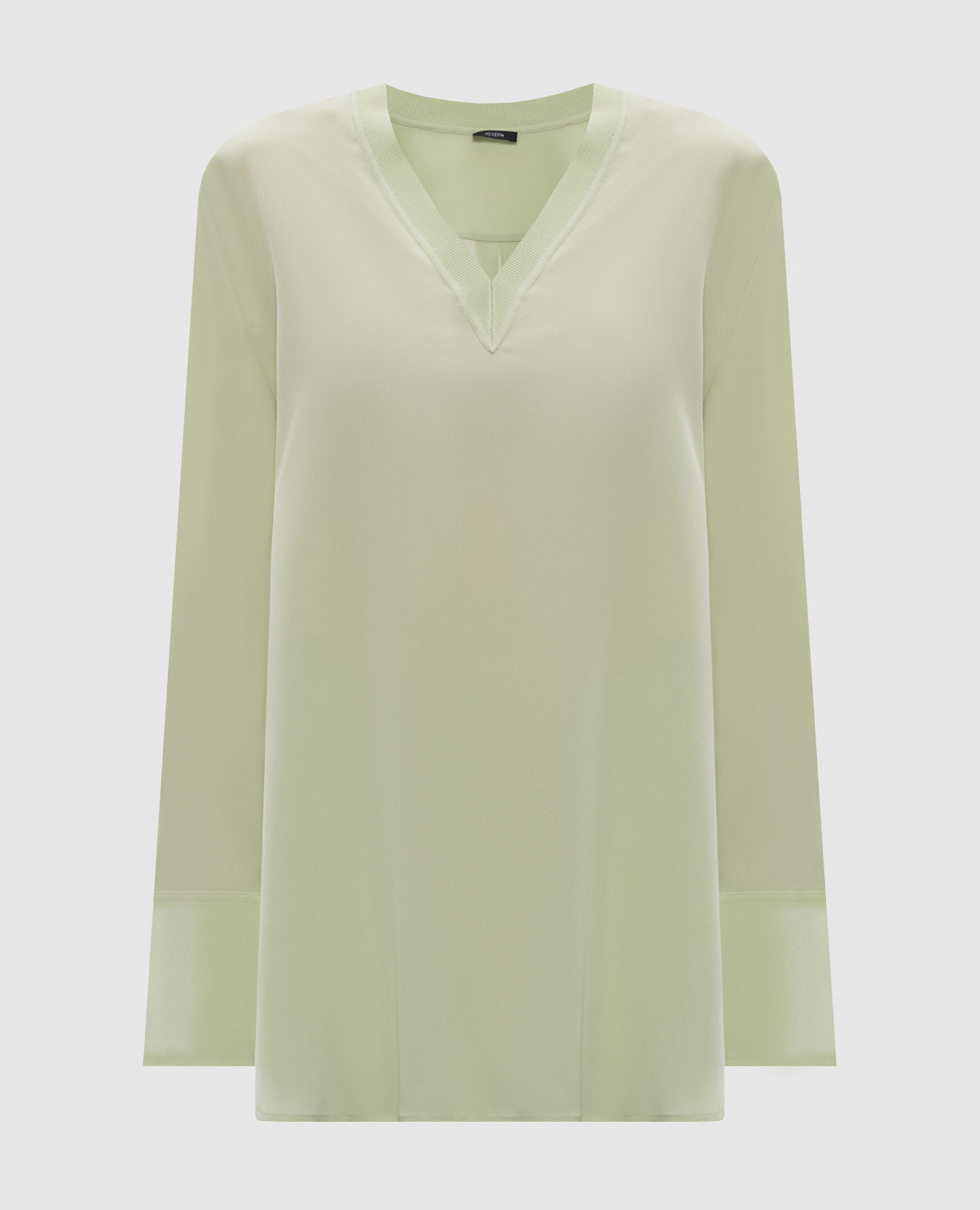 

Miller green silk long blouse JOSEPH