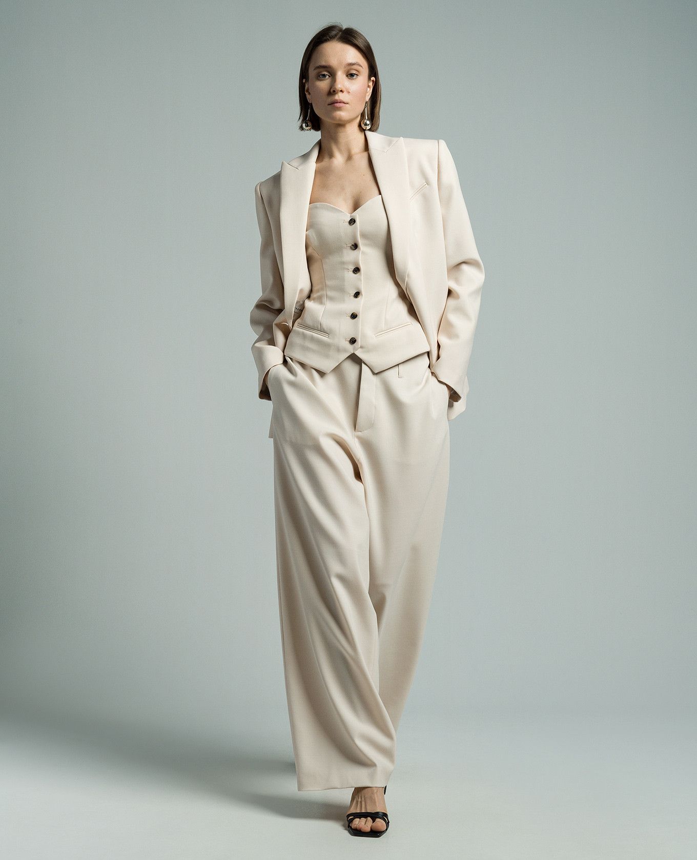 

Beige top with wool Philosophy di Lorenzo Serafini