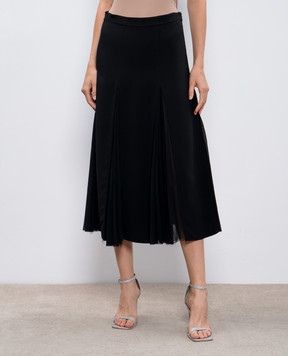 Ermanno Scervino Black pleated skirt D312O716NSN