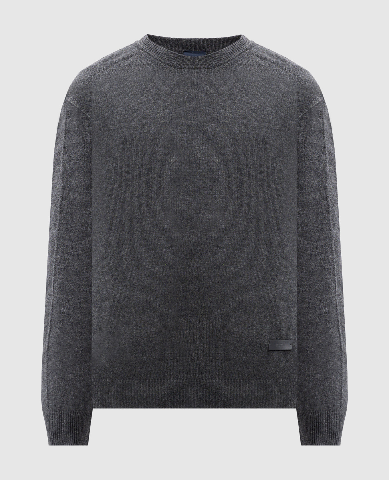 Gray wool and cashmere sweater with logo juun.j