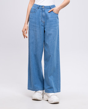 Juun.j Blue jeans with logo JW5521W53Q