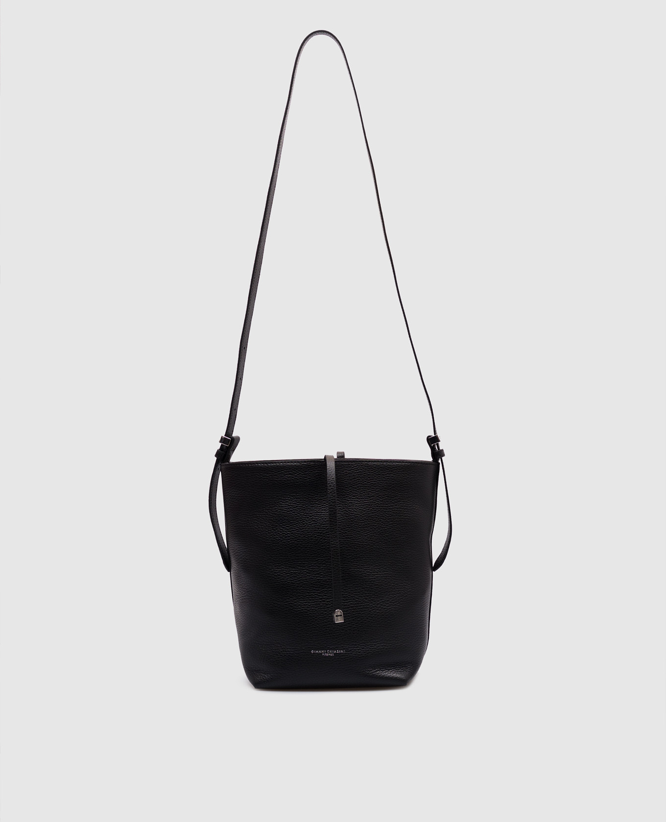 

Black leather Amelia bag with logo Gianni Chiarini
