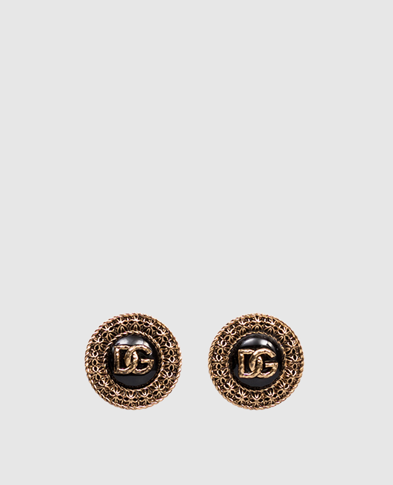 Like a Virgin gold earrings with DG logo monogram Dolce&Gabbana