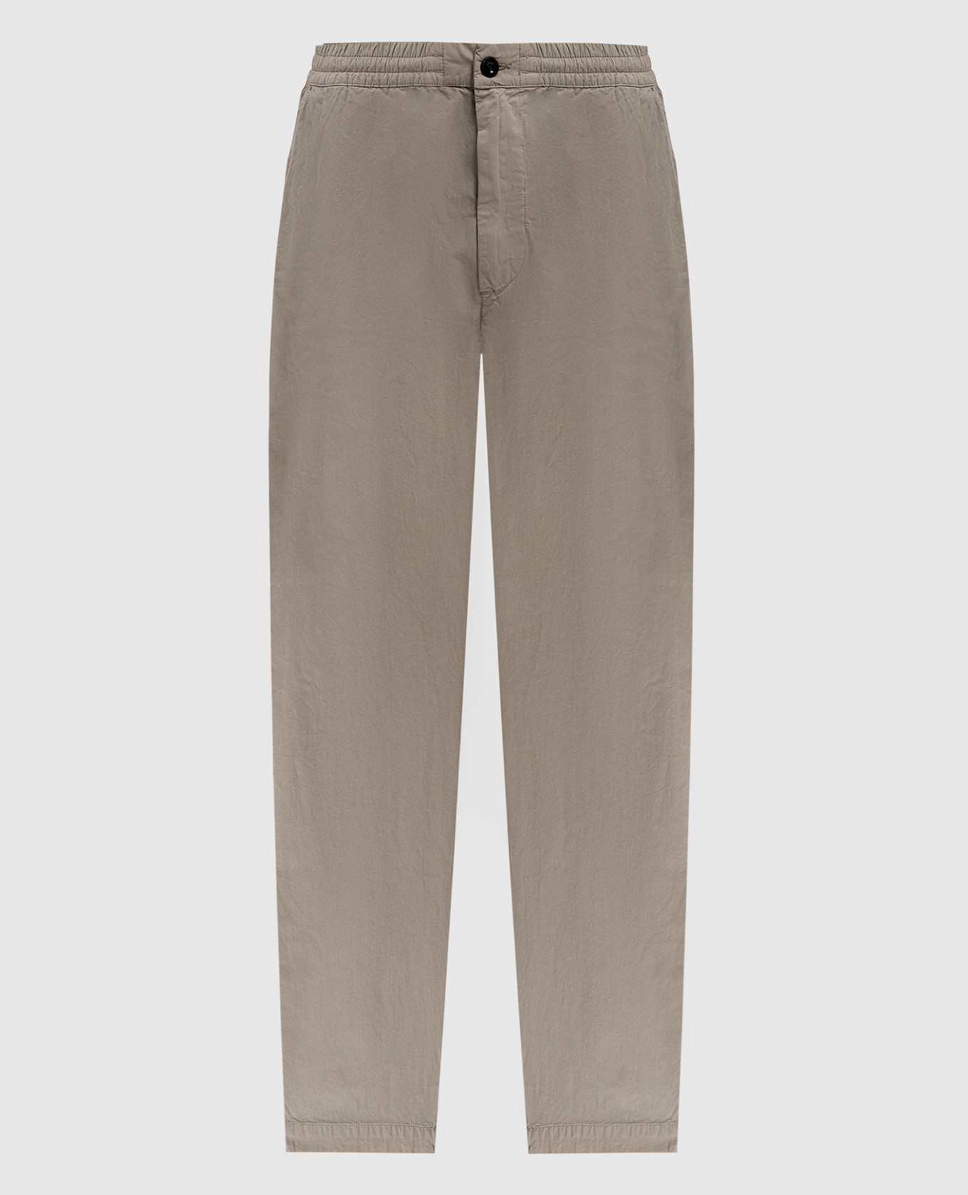 

Beige pants with logo patch C.P. Company
