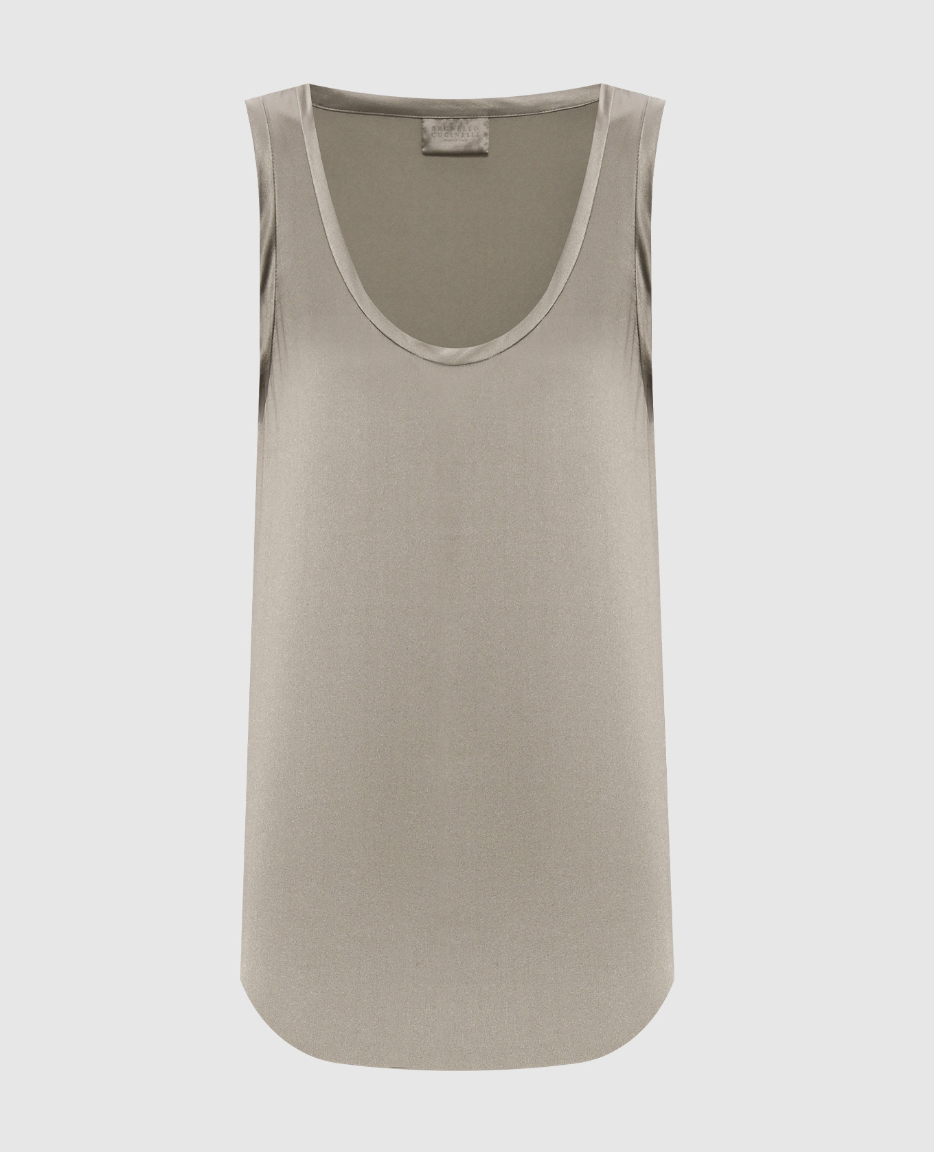 

Green silk top Brunello Cucinelli