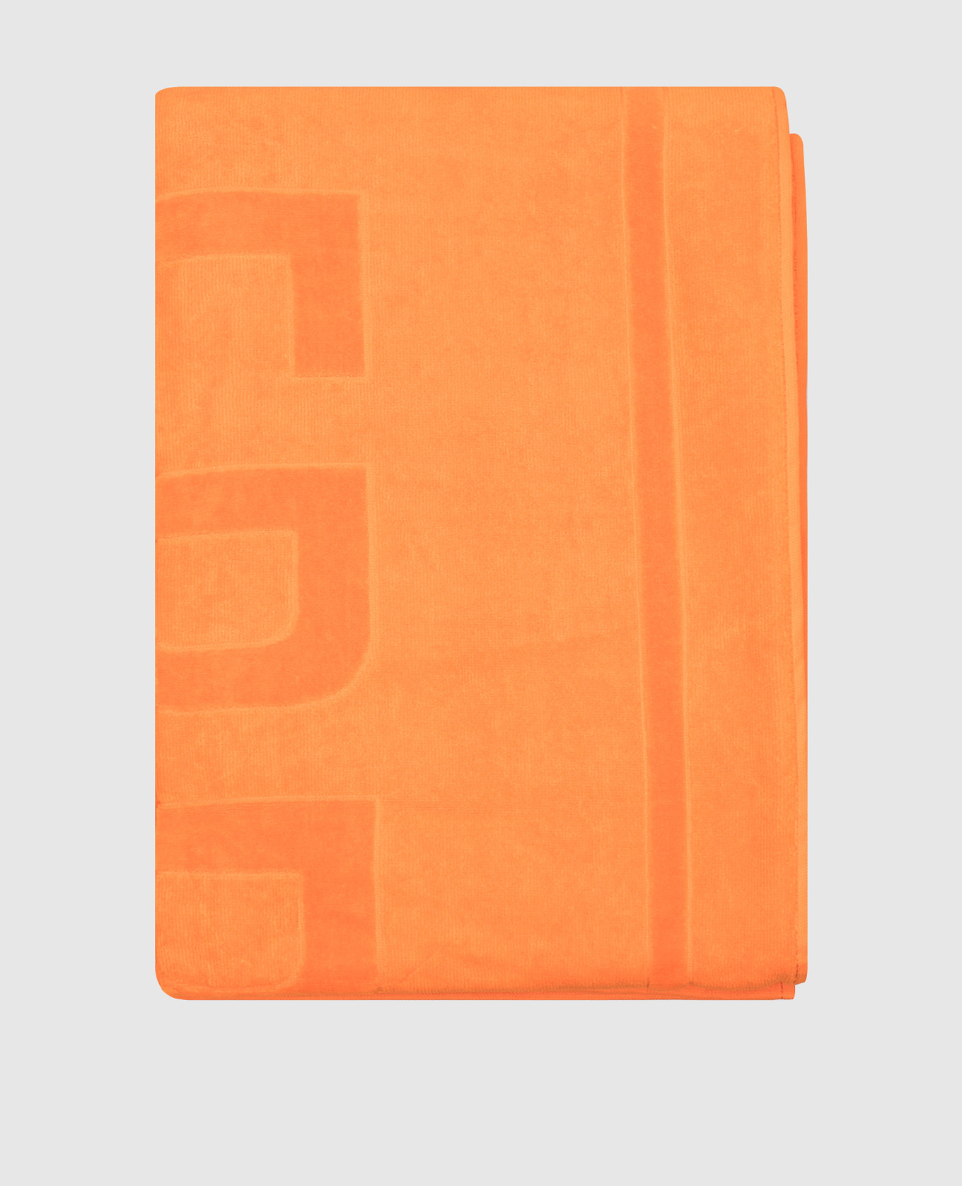 

Orange beach towel with logo Vilebrequin