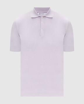 Brunello Cucinelli Purple polo M29800125