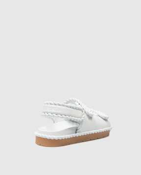 Bottega Veneta Jack green leather sandals 775343VBSD0