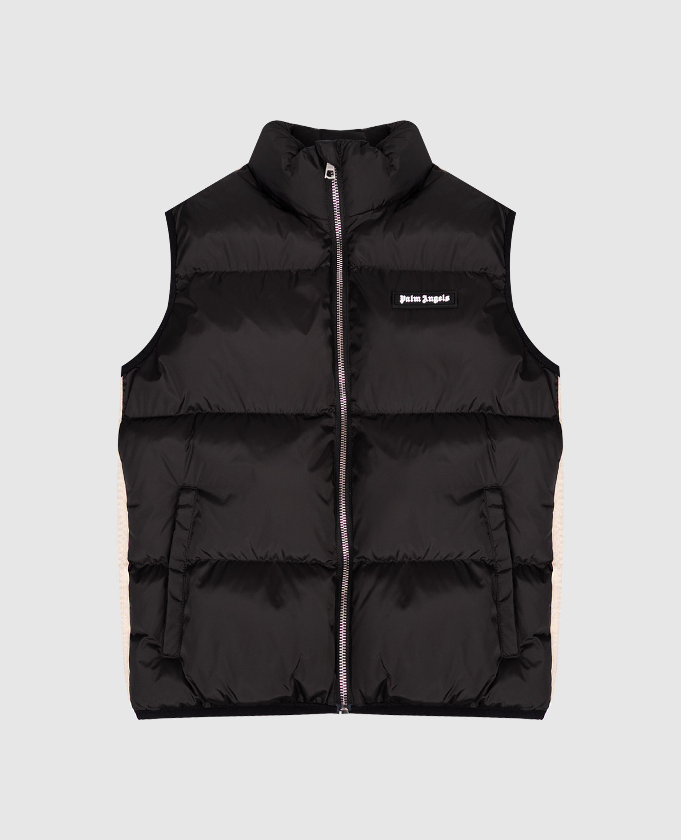 

Children's black vest with logo patch Palm Angels