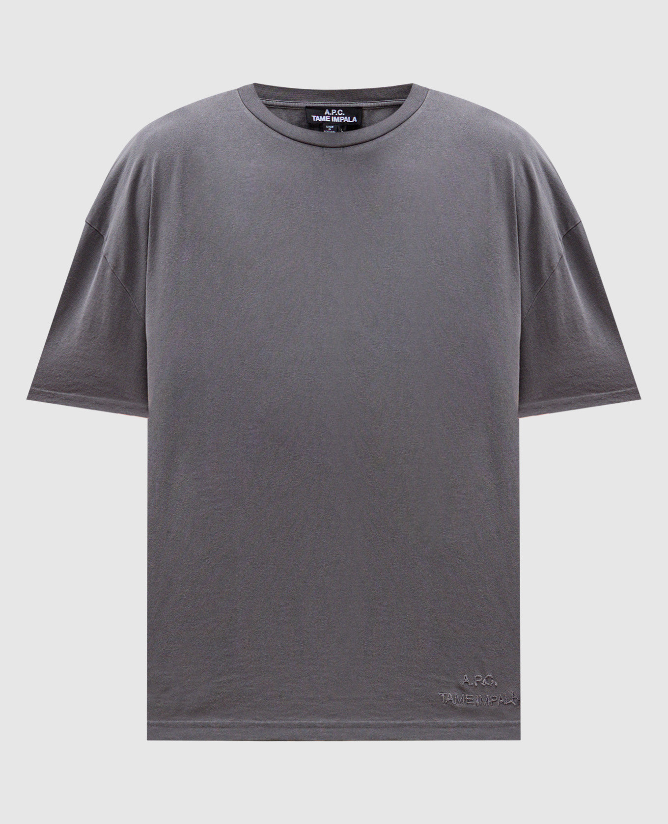 

Tame Impala T-shirt in gray with logo embroidery A.P.C, Grey