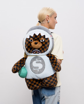 Sprayground Brown backpack THE RIZZLER MONEYBEAR TEDDYBEAR 910B7546NSZ