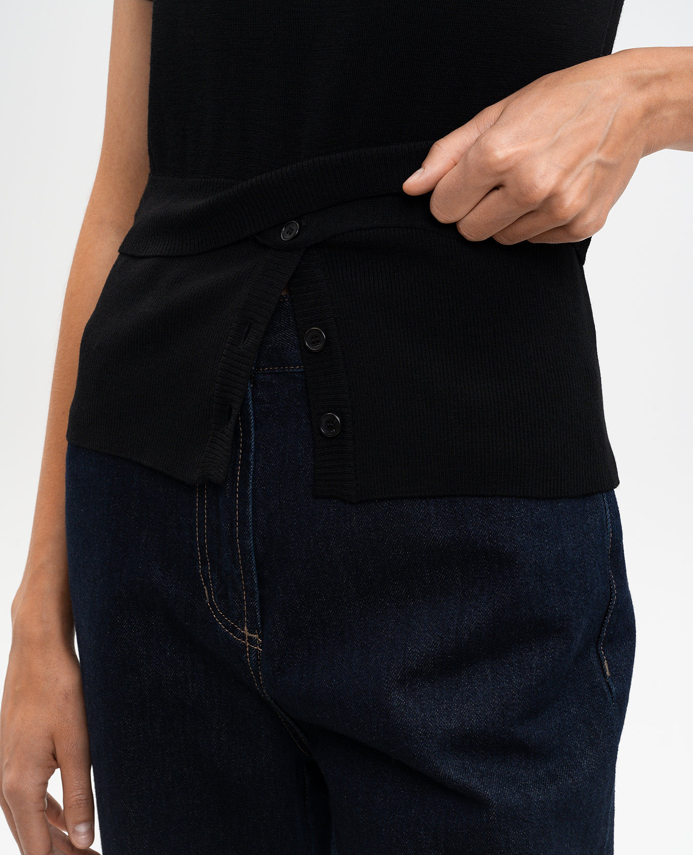Black wool top Juun.j 5