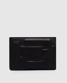 Balmain Anthem Black Leather Cardholder FM1MA089LVAA