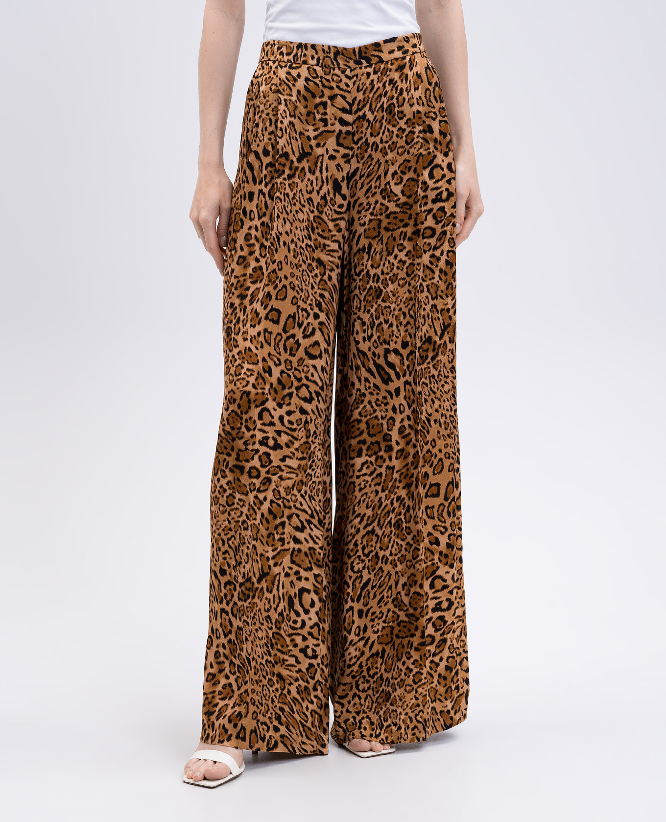 

Brown animal print pants Twinset