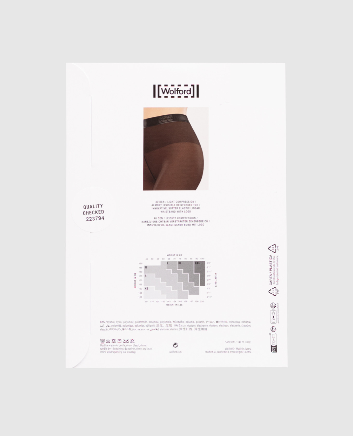 

Black tights Synergy 40 Den Wolford