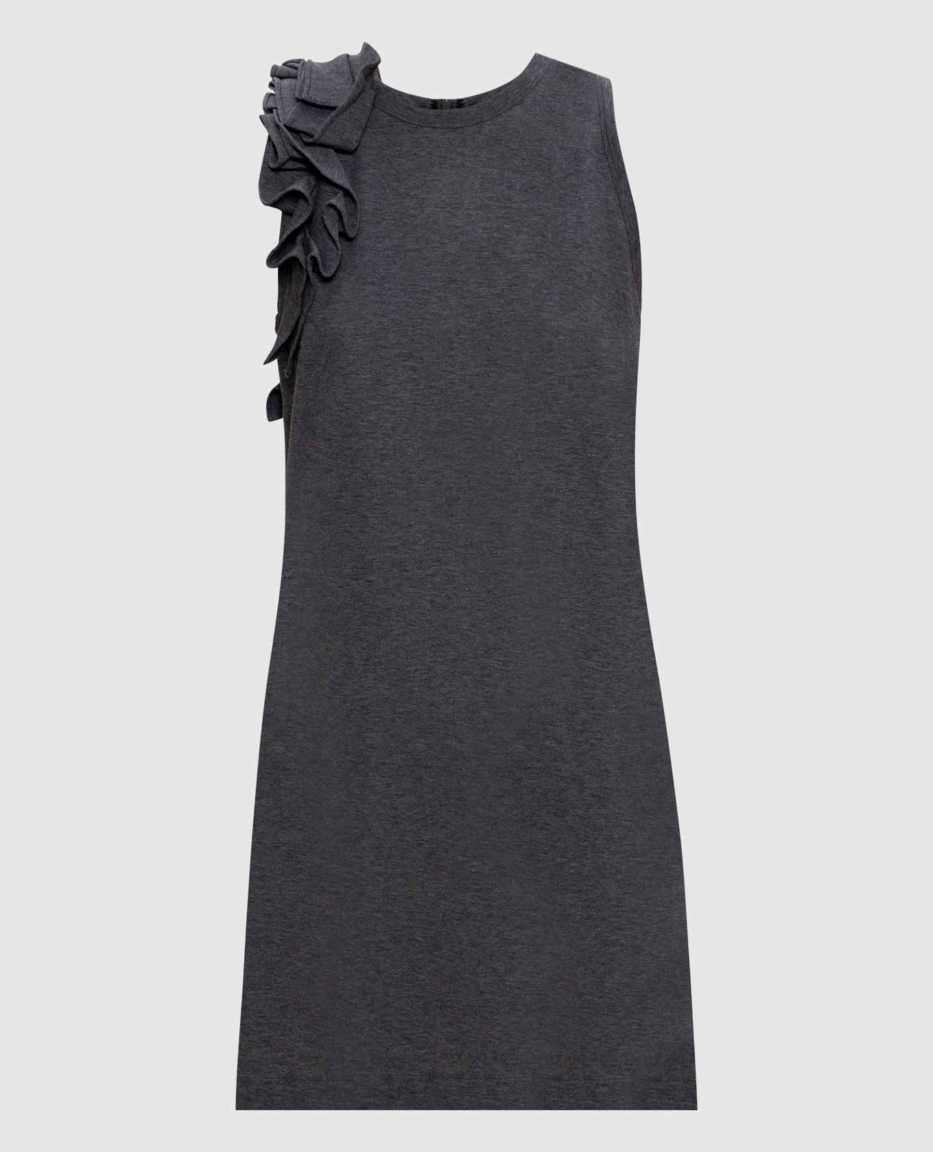 

Gray dress with ruffles Brunello Cucinelli, Grey