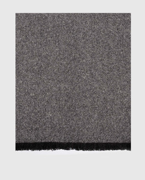 Brunello Cucinelli Gray stole with cashmere and wool with lurex MSCDARW30