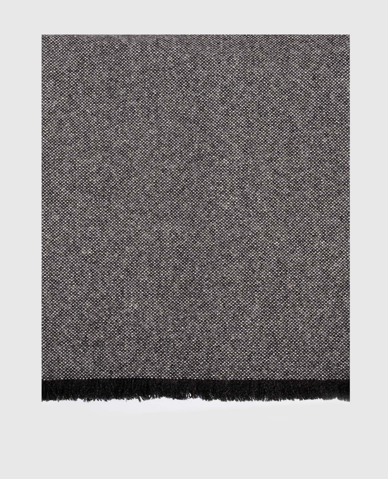 

Gray stole with cashmere and wool with lurex Brunello Cucinelli, Blue